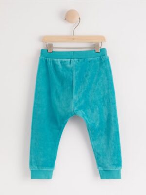 Velour trousers - 8087680-9559