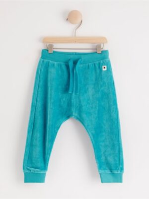 Velour trousers - 8087680-9559