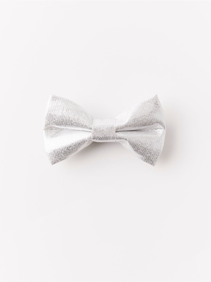 Leptir masna – Silver glittery bow tie
