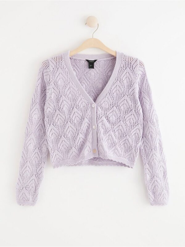 Crochet cardigan - 8102627-7406