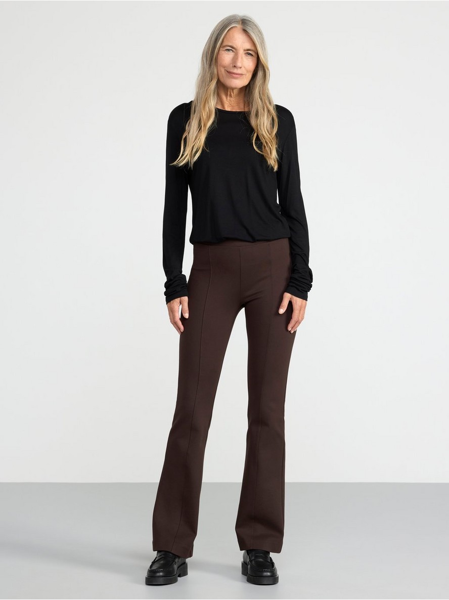 Flared Punto trousers - 8103351-8117