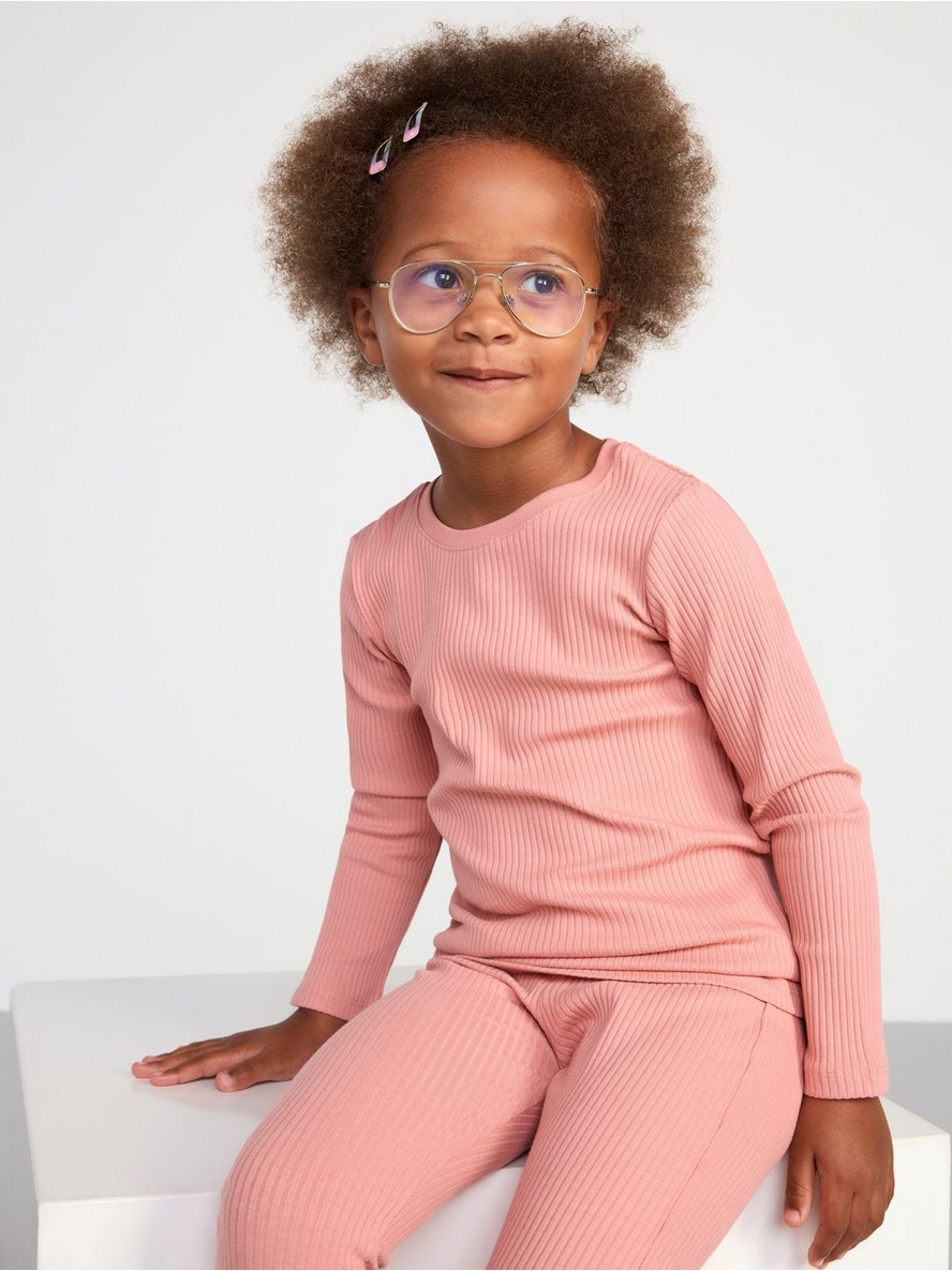 Majica – Ribbed long sleeve top