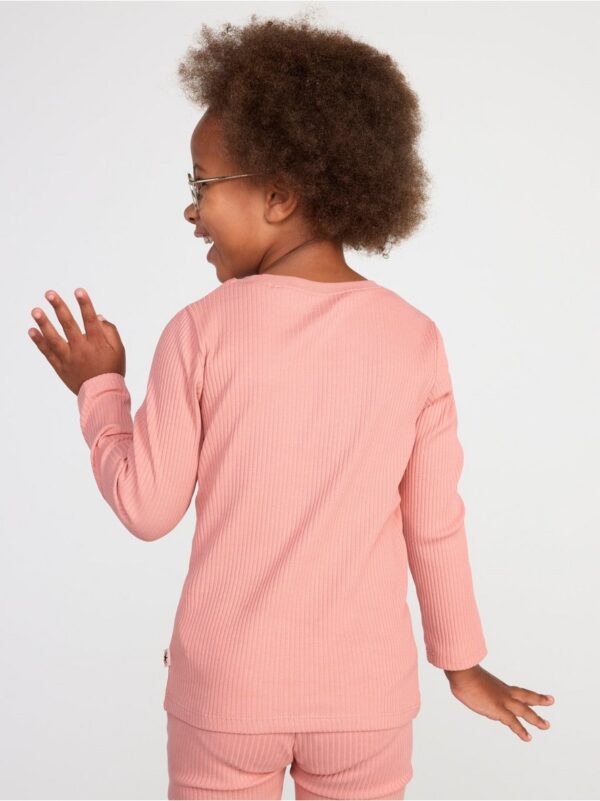 Ribbed long sleeve top - 8103370-3912