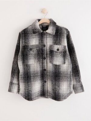 Checked shirt jacket - 8103601-80