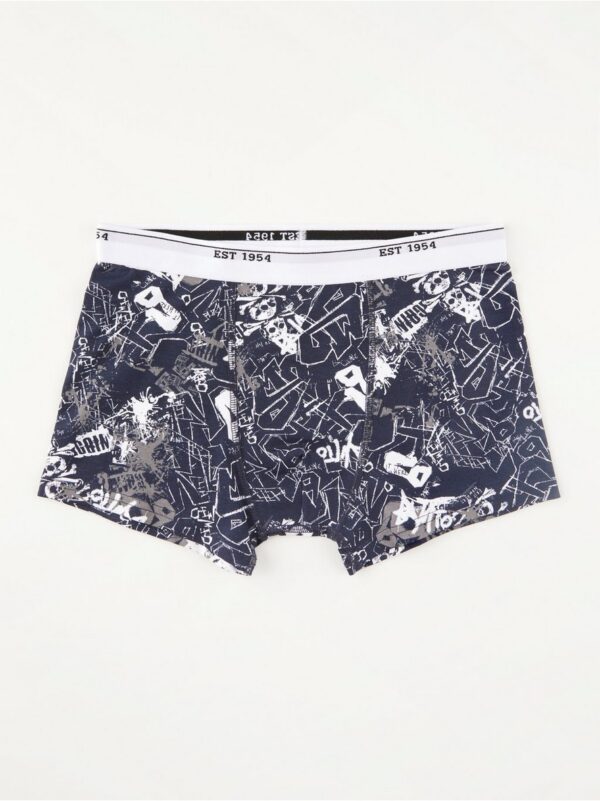 Boxer shorts with graffiti print - 8109975-2120