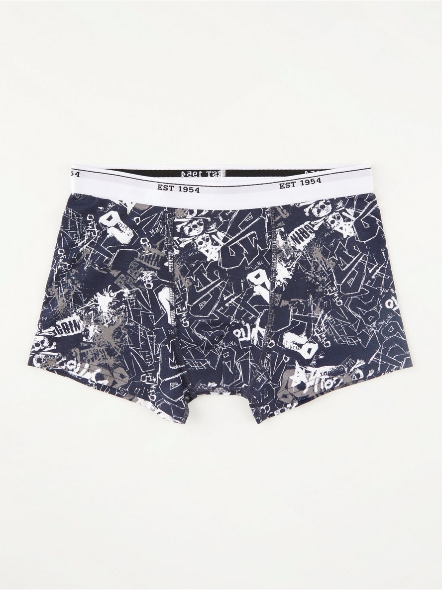 Gacice – Boxer shorts with graffiti print