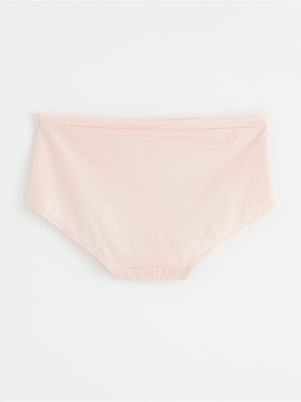 Regular waist brief with lace - 8112994-9339