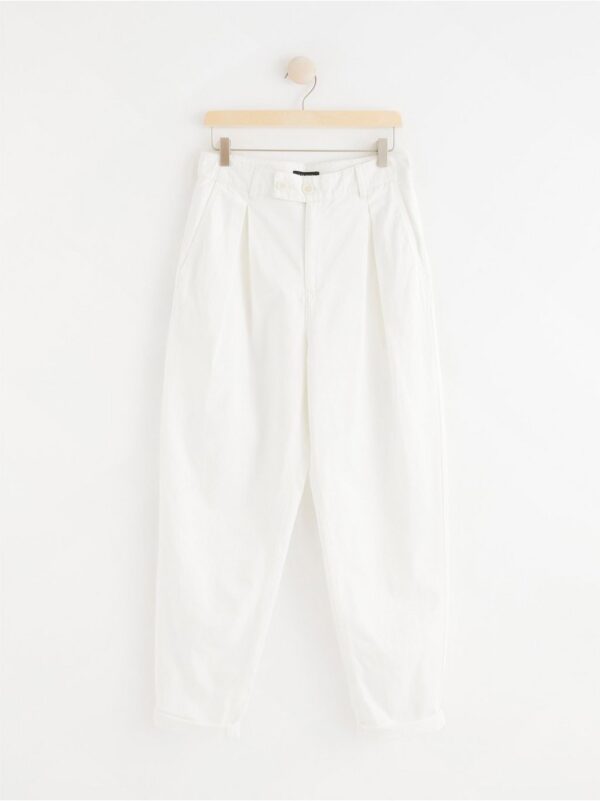 Tapered high waist trousers - 8124148-7862