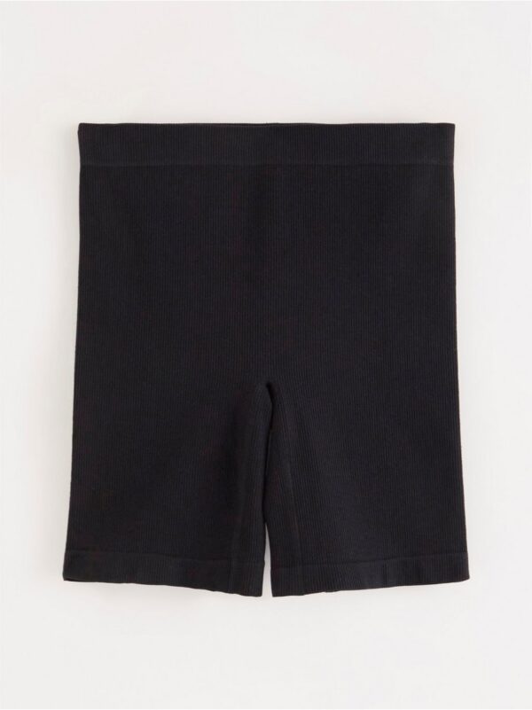 Seamless biker briefs high waist - 8126833-80