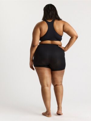 Seamless biker briefs high waist - 8126833-80