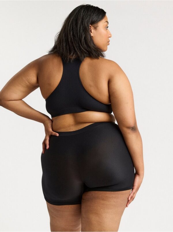 Seamless biker briefs high waist - 8126833-80