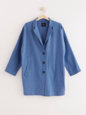 Linen blend coat - 8126897-1281