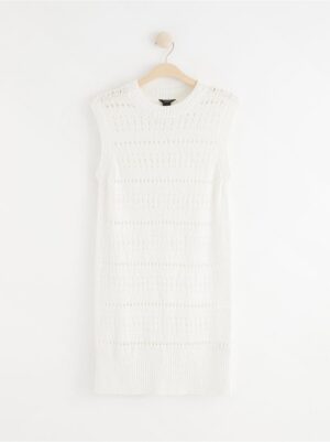 Long knitted vest - 8141869-70