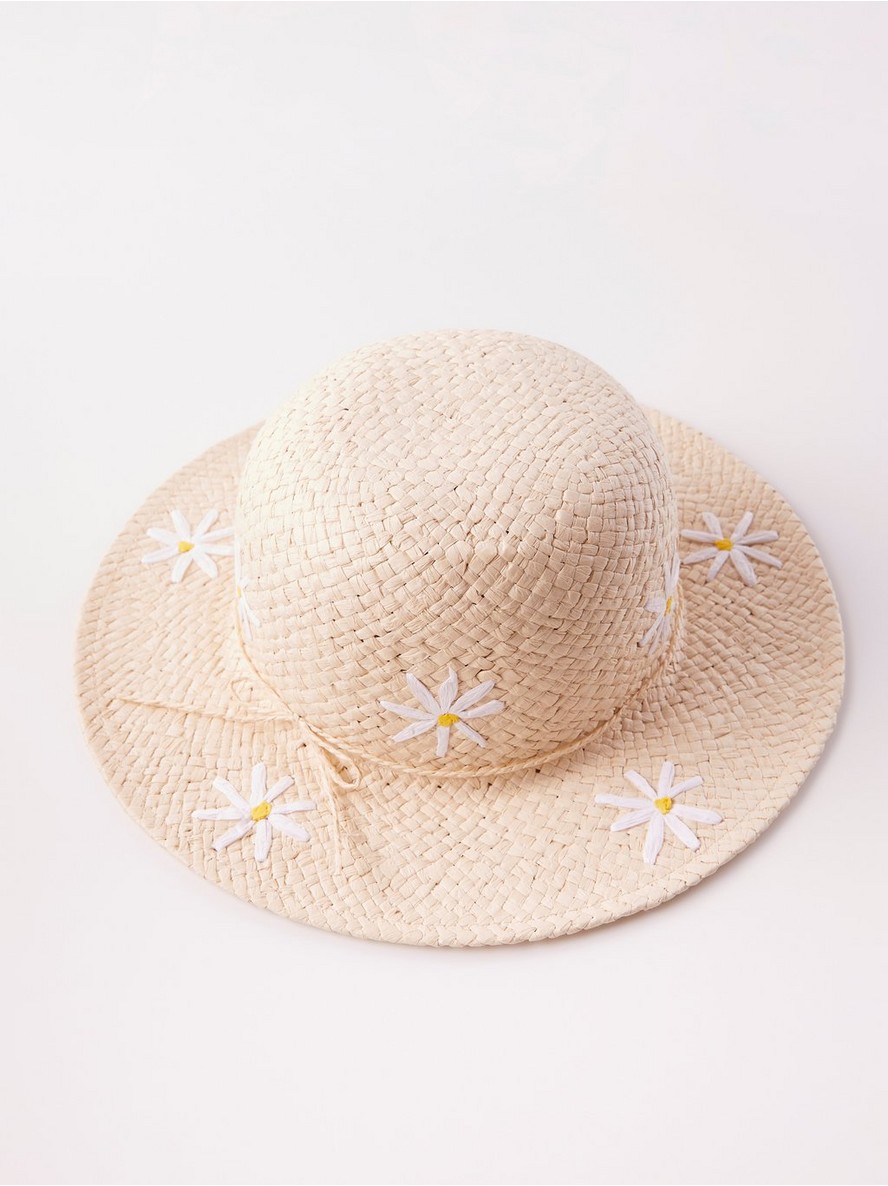 Sesir – Straw hat with daisies