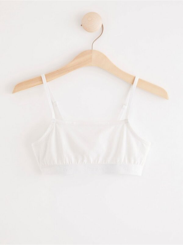 Short top with slim straps - 8143743-70
