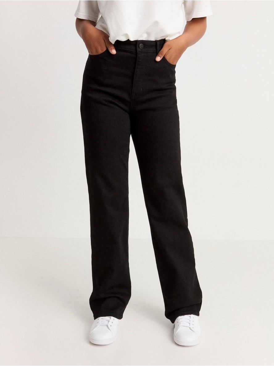 VANJA Wide high waist jeans - 8146076-80