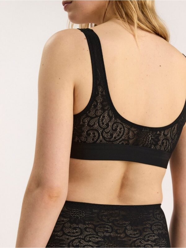 Soft bra with lace - 8156888-80