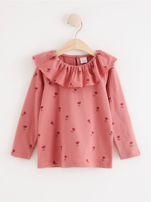 Long sleeve top with collar - 8172205-5469