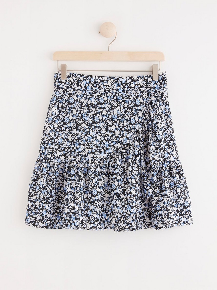Suknja – Short wrap skirt with flounce