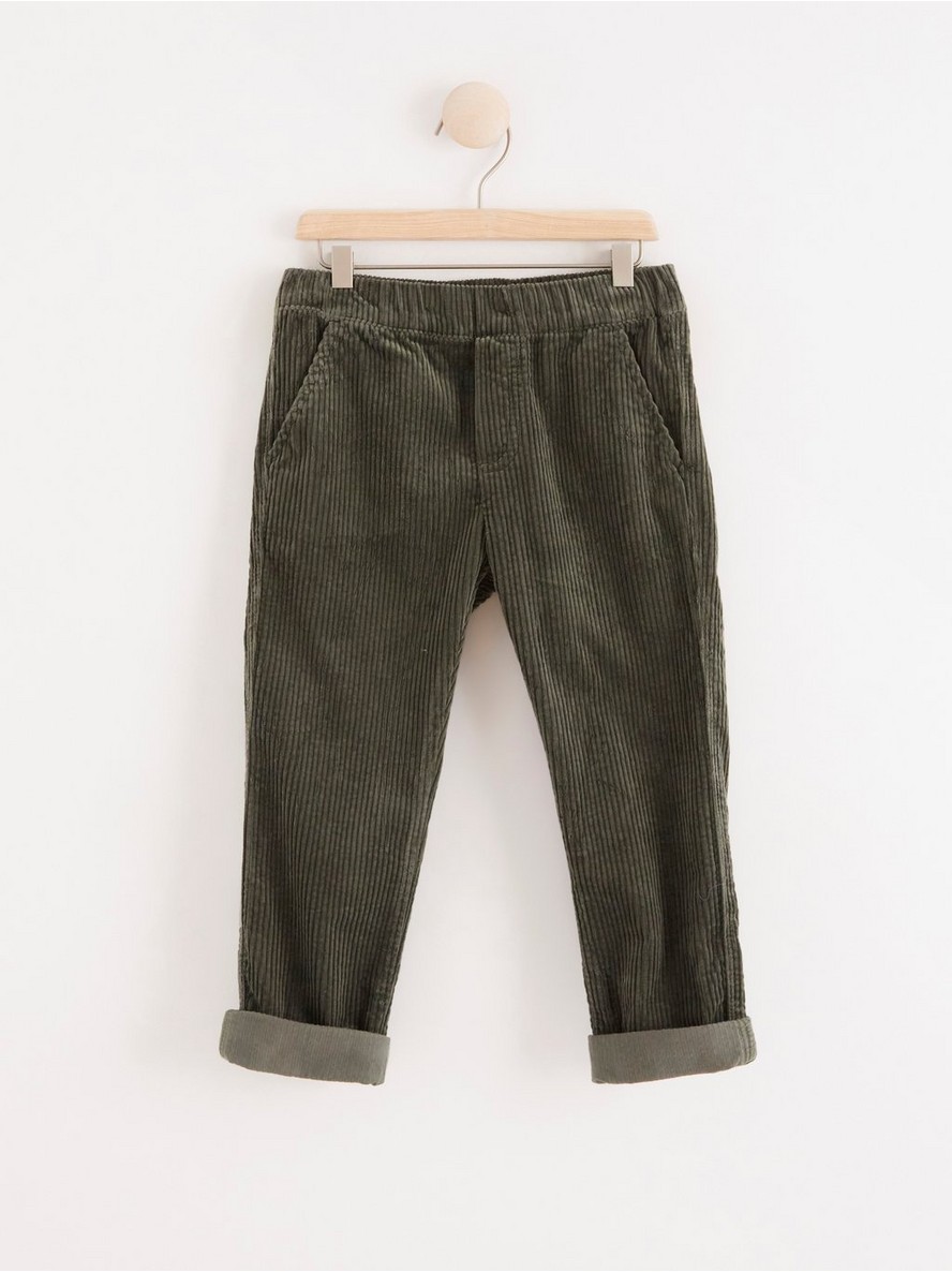 Pantalone – Straight regular corduroy trousers