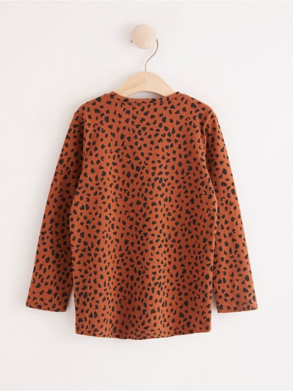 Long sleeve top with print - 8177033-7865