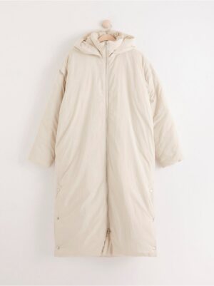 Hooded puffer coat with detachable sleeves - 8177081-1230