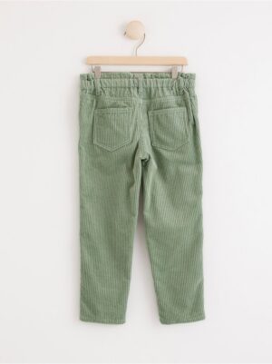 High waist corduroy trousers - 8182275-9308