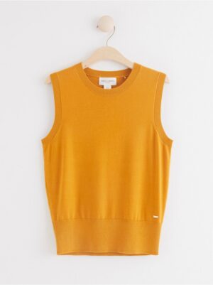 Fine-knit vest - 8184901-7707