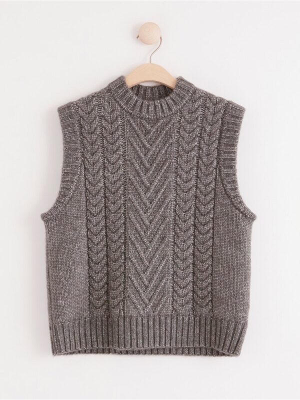 Cable knit vest - 8185239-111