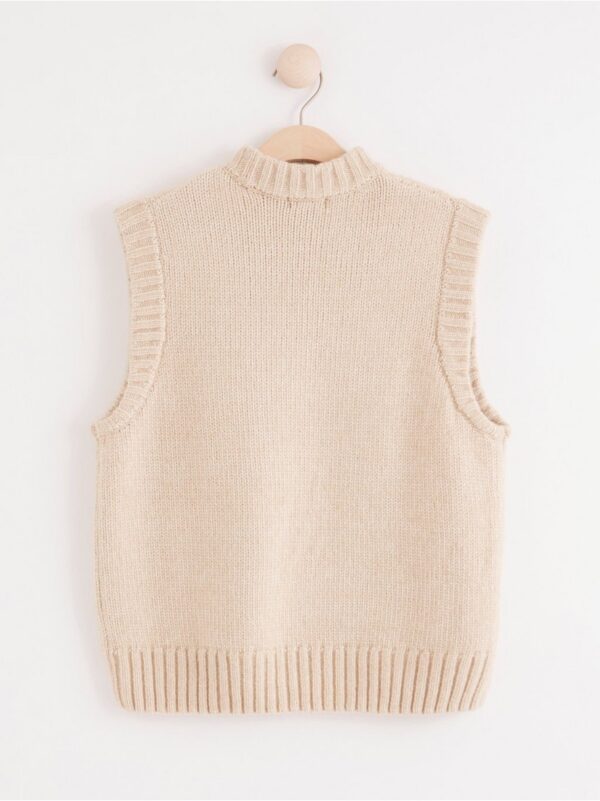 Cable knit vest - 8185239-305