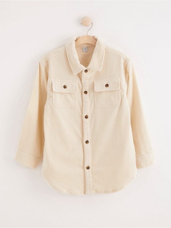 Corduroy shirt jacket - 8186833-8545
