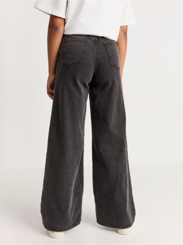 VIOLA Extra wide high waist jeans - 8187223-80