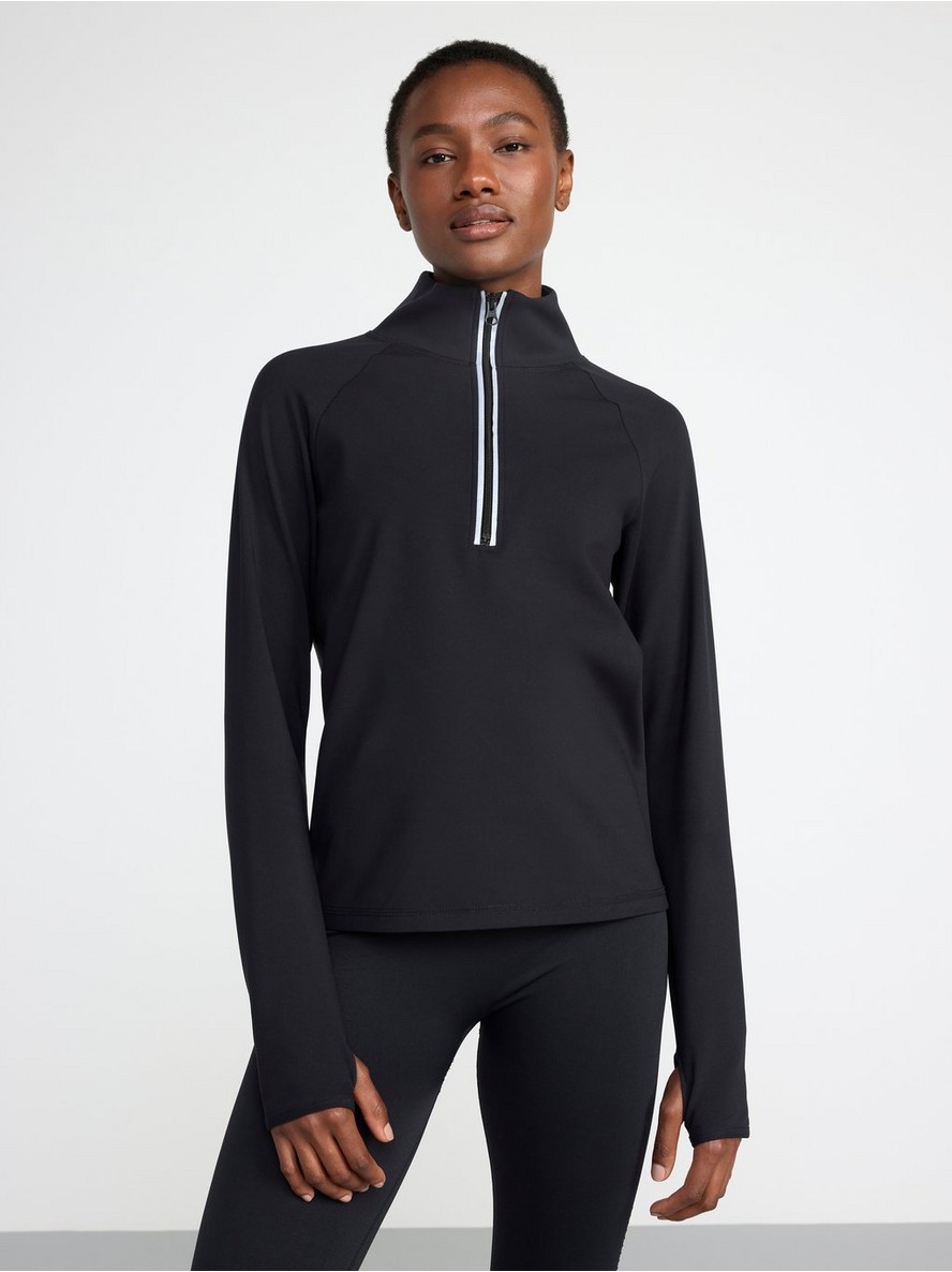 Dukserica – THERMOLITE® Long sleeve sports top with zip
