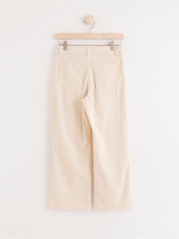 VILMA Wide high waist cord trousers - 8188799-8545
