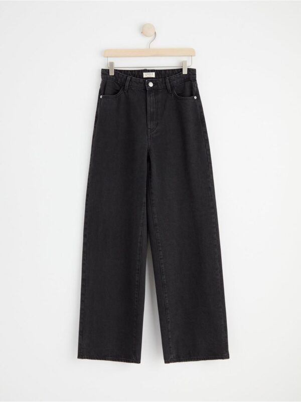 JACKIE Extra wide high waist jeans - 8188989-80