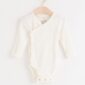 Ribbed wrap bodysuit - 8190532-325