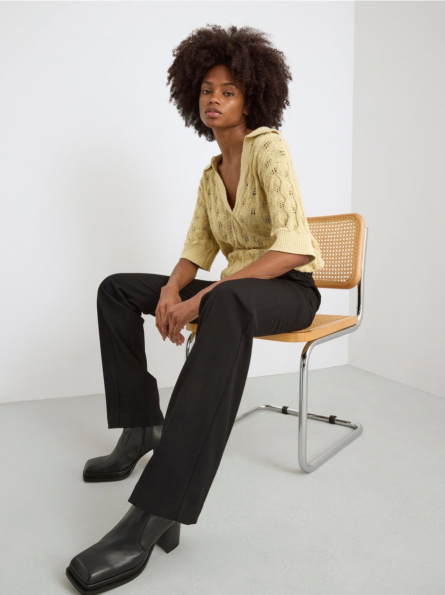 Pantalone – FIONA Flared trousers with extra long leg