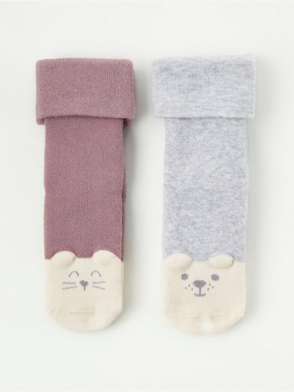 2-pack socks with animal motif - 8194599-9438