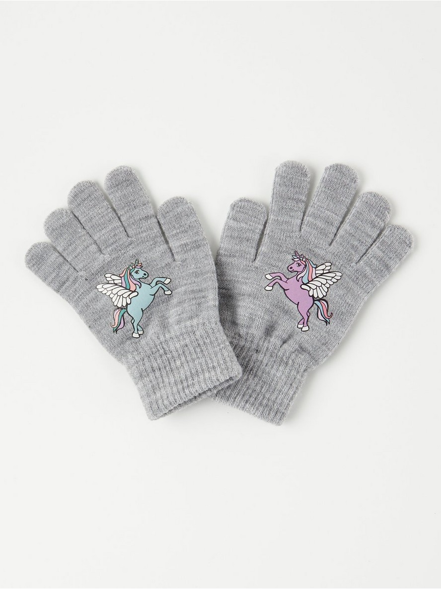 Rukavice – Magic gloves with unicorn motif