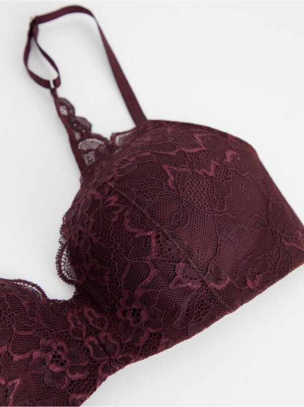 Flora wirefree bra with lace - 8196126-8571