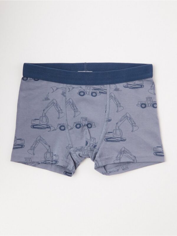 Boxer shorts with construction vehicles - 8196659-8419