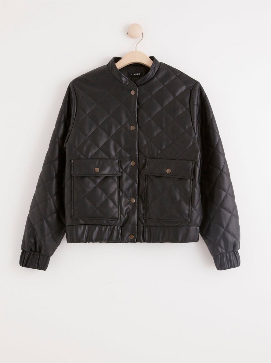 Jakna – Quilted jacket in imitation leather