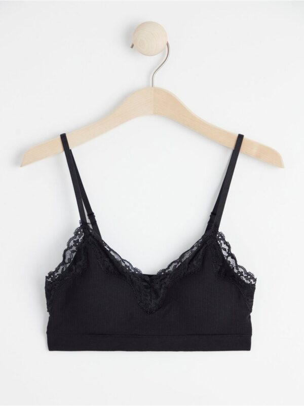 Soft bra with lace - 8204582-80