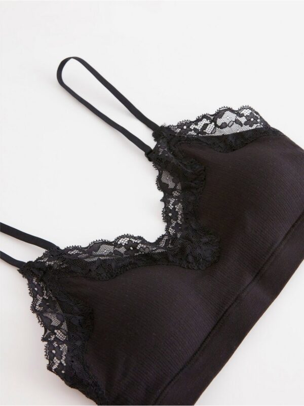 Soft bra with lace - 8204582-80