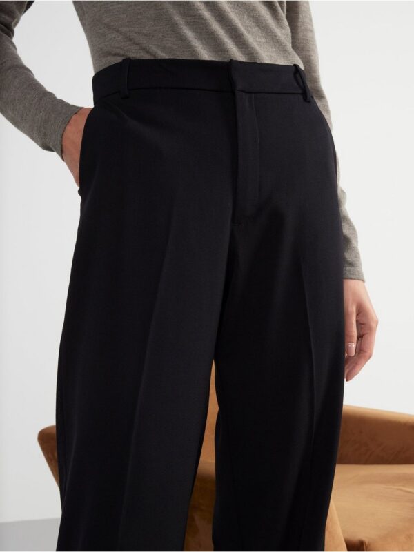Straight trousers with regular waist - 8215595-80