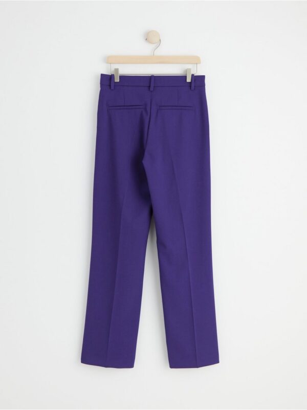 Straight trousers with regular waist - 8215595-9337