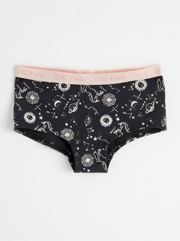 Briefs with stars and unicorn print - 8216902-80