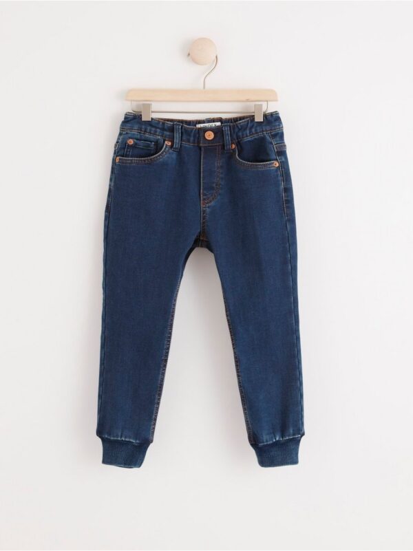Regular fit jeans with brushed inside - 8218775-822