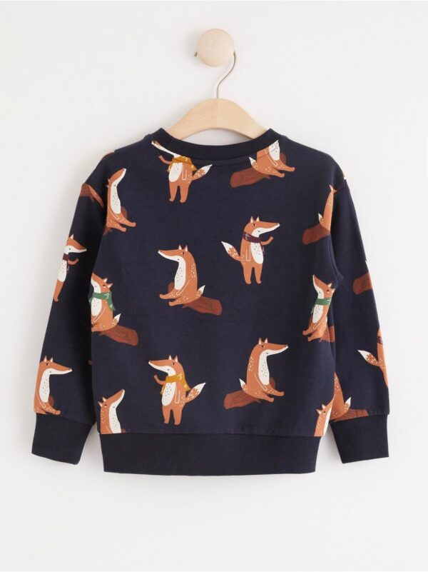 Sweatshirt with fox print - 8222498-2521