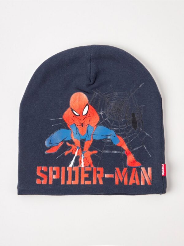 Jersey beanie with Spiderman print - 8222617-2150